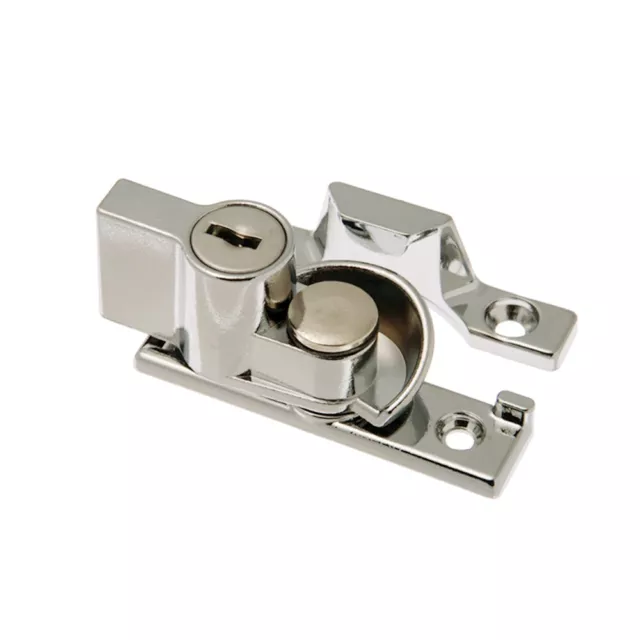 Whitco Window Sash Lock Lockable Keyed Alike Bright Chrome W273308