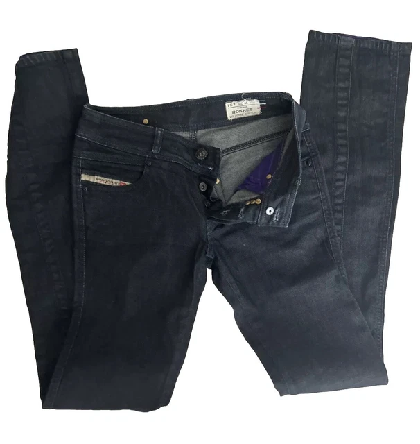 Jean Slim Claudie Pierlot - Modèle Promesse En Coton Noir - Taille 36 - Occasion En Excellent état