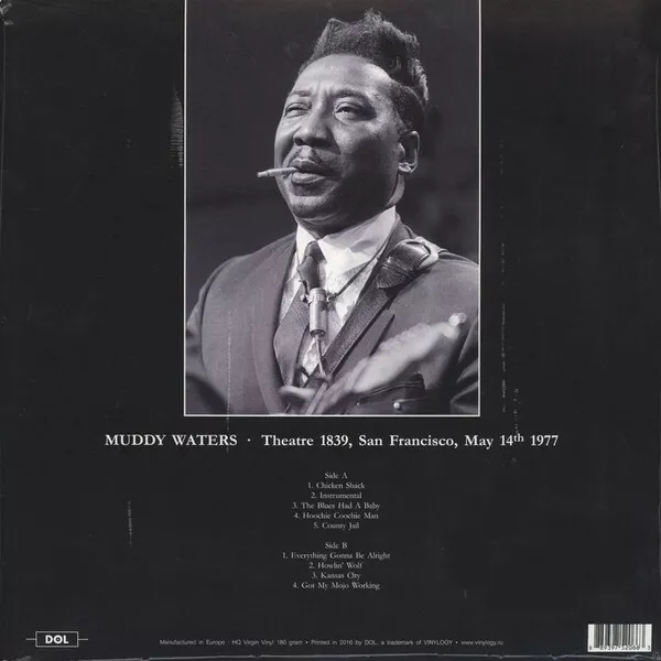 MUDDY WATERS Live At Theatre 1839, San Francisco, May 14th 1977 LP . blues 2