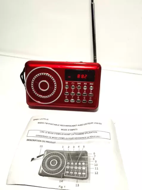 Radio K7 avec lecteurs SD et USB PR85