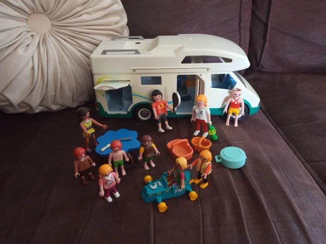 Camping-car Playmobil Family Fun 70088 - Avec Personnages Et Accessoires, Neuf Dans Sa Boîte
