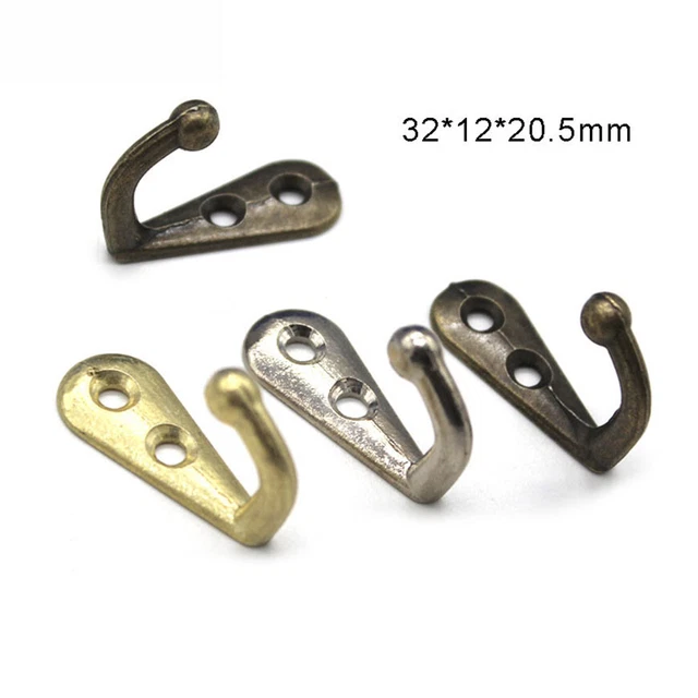 Antique Vintage Classic Cast Iron Hooks 32*12*20.5mm Single-Hook Hat Coat Hook
