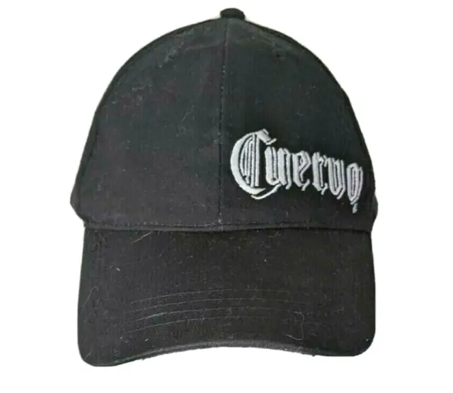 Jose Cuervo Baseball Hat - Adjustable Ball Cap Black Canvas Tequila Branded Logo