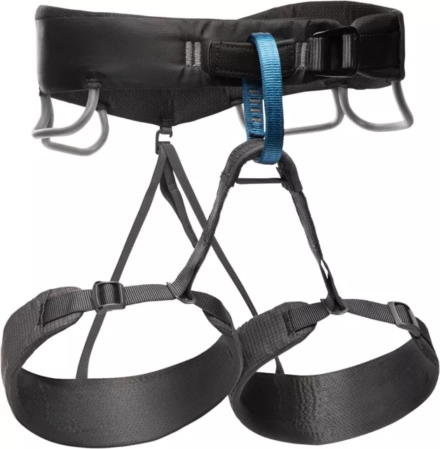 Black Diamond Mens Momentum Rock Size-Large Anthracite Climbing Harness New