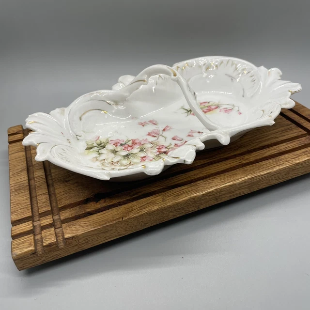 Vtg Early 20Th Century Furstenberg 1747 Brunswick Germany Candy Serving Tray-Htf