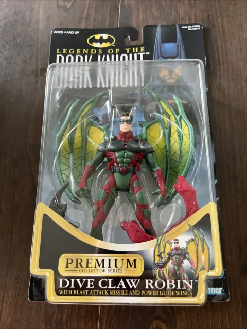 1996 Batman Legends of the Dark Knight Dive Claw Robin Action Figure-UNOPENED!!