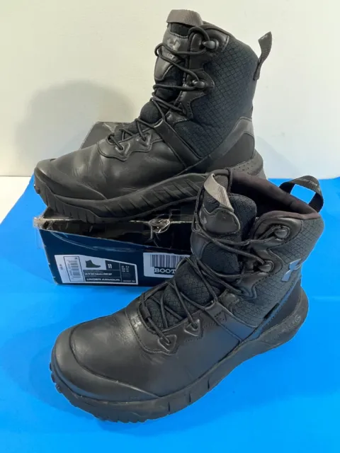 WOMENS 11 Under Armour 3024337 UA Micro G Valsetz Waterproof 8" Tactical Boots