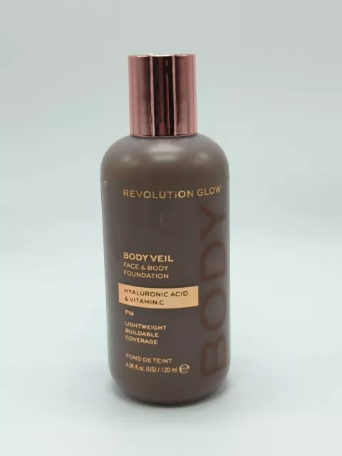 Fondotinta velo viso e corpo Makeup Revolution Glow F15 120 ml acido ialuronico