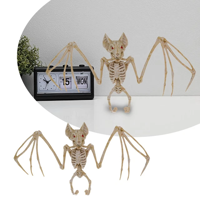 Murciélago esqueleto espeluznante Crazy Bonez Halloween decoración de miedo decoración temporadas