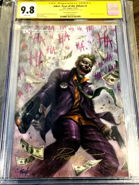 Joker Year of the Villain #1 Parrillo Scorpion Minimal CGC 9.8