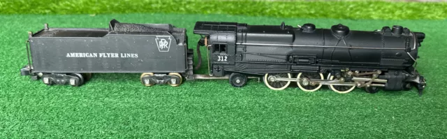 American Flyer S Gauge #312 Pacific 4-6-2 Locomotive and Tender