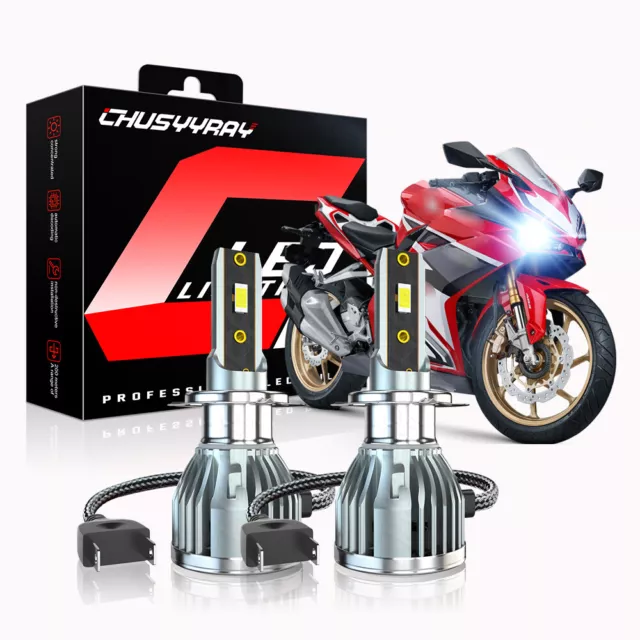 For Honda CBR1000RR 2004-2019 H7 Motorcycle LED Headlight Bulb Super Bright