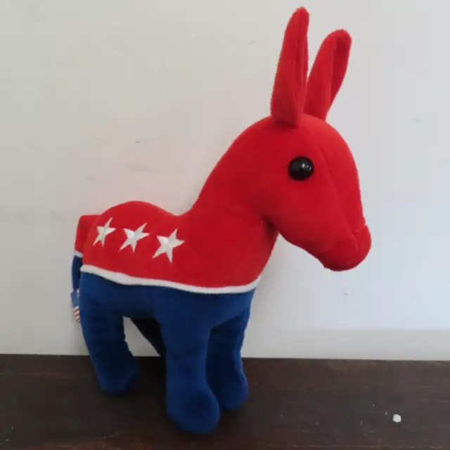 Democratic Party Patriotic Pride Patriotic Donkey Mascot Soft Toy 9" Tall Democratic Party Patriotic Pride Patriotic Donkey Mascot Soft Toy 9" Tall