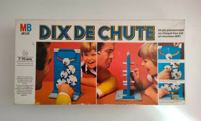 Jeu de société vintage Dix de Chute MB Jeux de 1996