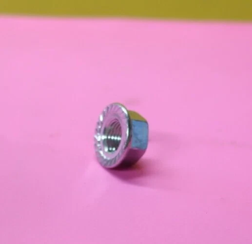 1/4"-28 Grade 5 Serrated Flange Whiz Lock Nuts FINE Thread Zinc (10)