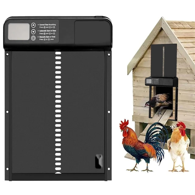 Agrarzone Automatische Hühnerklappe – Mit Timer, Produktbild-Vorschau 2