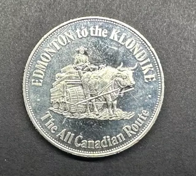 Canada Edmonton Alberta 1977 Klondike Dollar Coin Medal Token