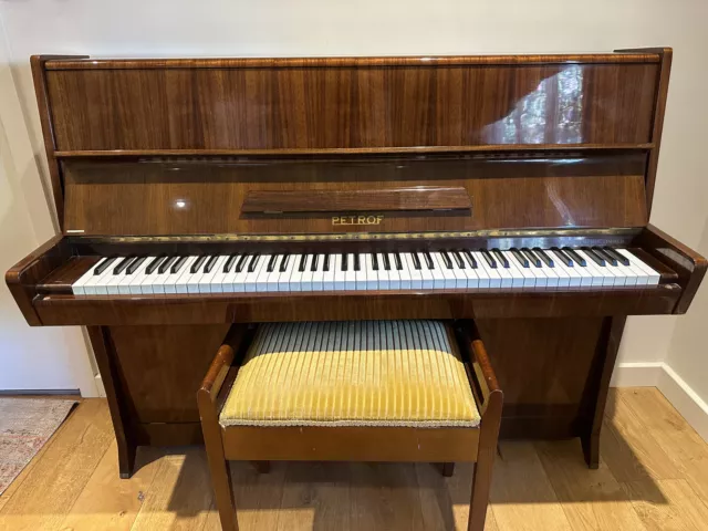 Petrof upright Piano.  Very good condition. Built 1971.  Plays beautifully.