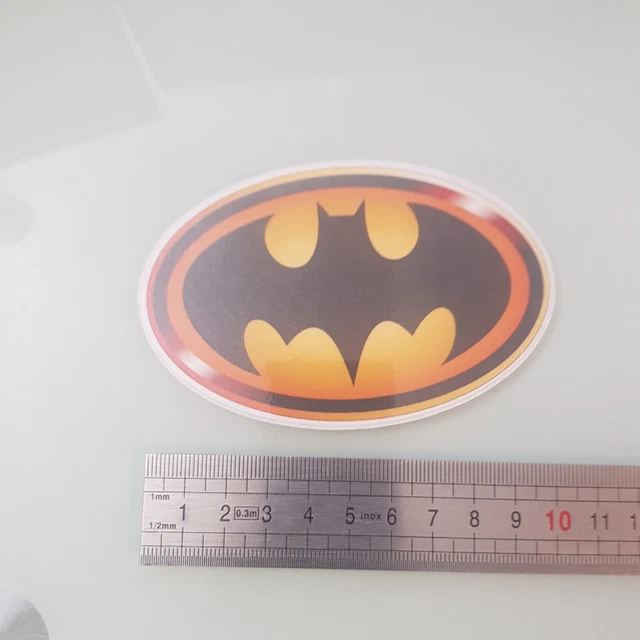 Sticker Batman 10 Cm Jaune Personnalisable – Neuf Tcorporation Edition
