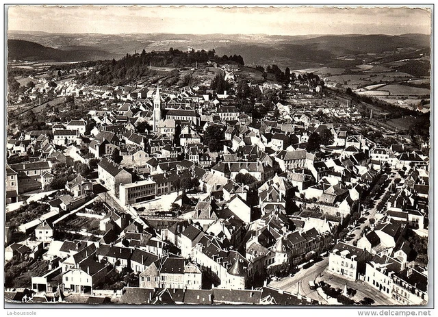 58 CHATEAU CHINON - vue generale aerienne ---