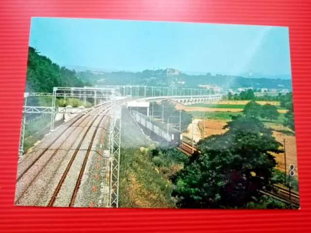 La vecchia e la nuova linea  dal Tevere all'Arno (cav. Borghetto) Roma Firenze