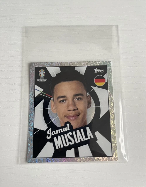 Topps UEFA Euro 2024 Sticker GOLD GER PTW JAMAL MUSIALA (Neuf avec