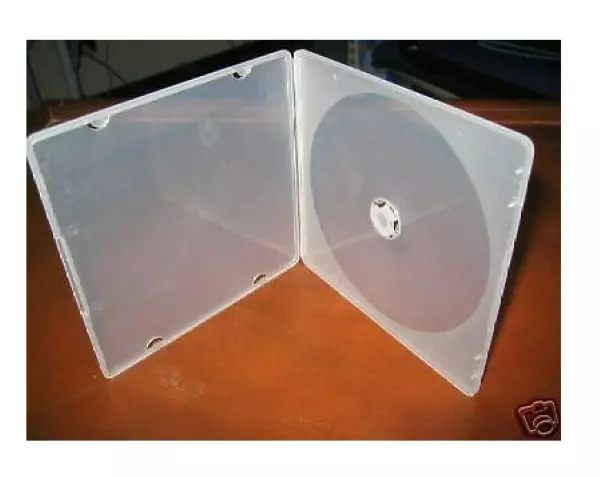 100 5Mm Ultra Slim Single Cd / Dvd Poly Case Cases, Clear, No Sleeve, Js110