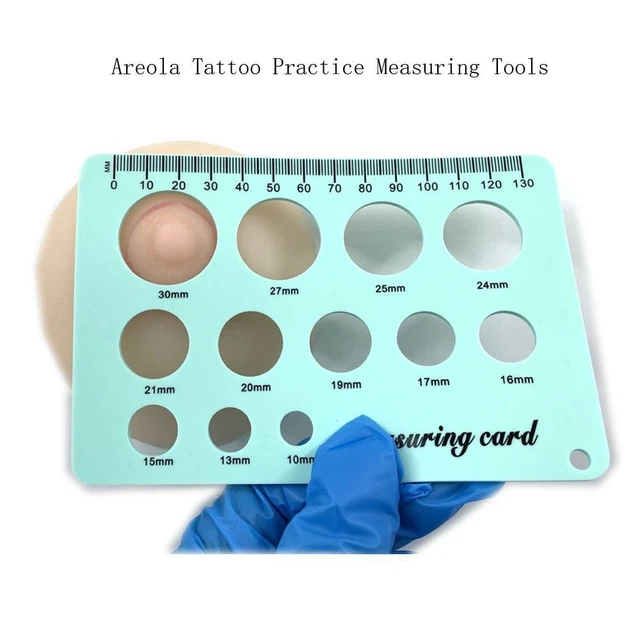 Silicone Soft Nipple Ruler Flange Sizing Tools Measurement Tool Breast Pump