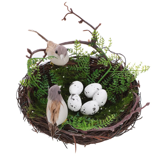 40 Uova Di Pasqua Artificiali In Resina - Miniature Decorative 1,5x2 Cm Per Fai Da Te, Ghirlande, Centrotavola E Riempimento Vasi