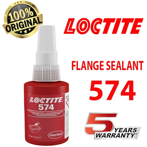 LOCTITE® 574 50mL seals close-fitting joints between rigid metal faces flanges