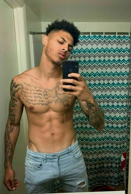 Shirtless Male Hunk Beefcake Black African American Tattoo Jock Photo The Best Porn Website