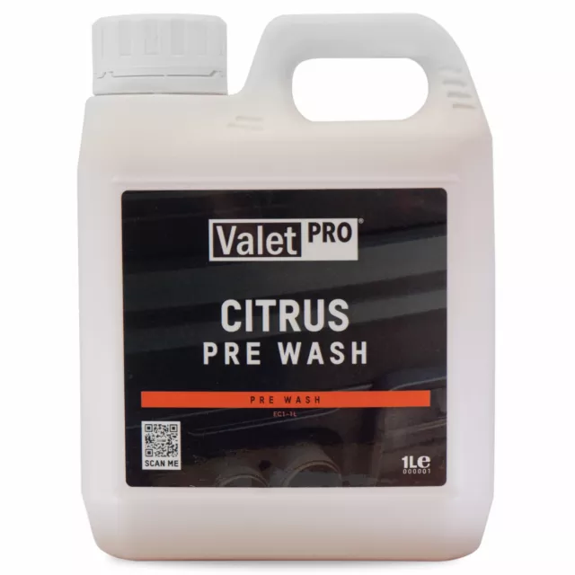 Prélavage voiture nettoyant intérieur ValetPRO Citrus Pre Wash 1 L agrumes