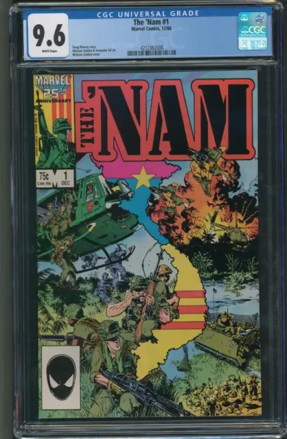 The 'Nam #1 CGC 9.6 (Dec 1986, Marvel)