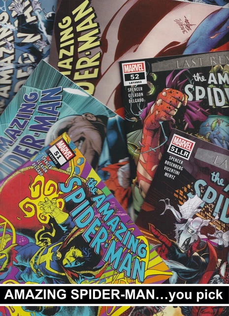 AMAZING SPIDER-MAN 1-92 2018 Spencer MARVEL comics sold SEPARATELY you PICK