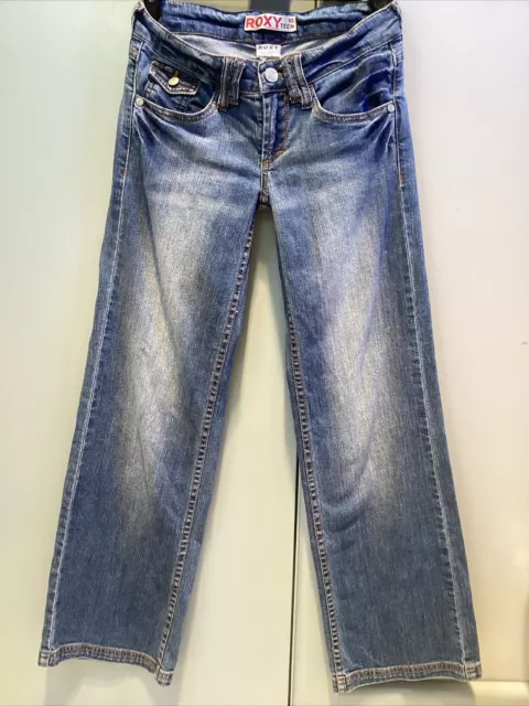 Roxy Teen 10  Denim Flare Jeans Excellent Used Condition