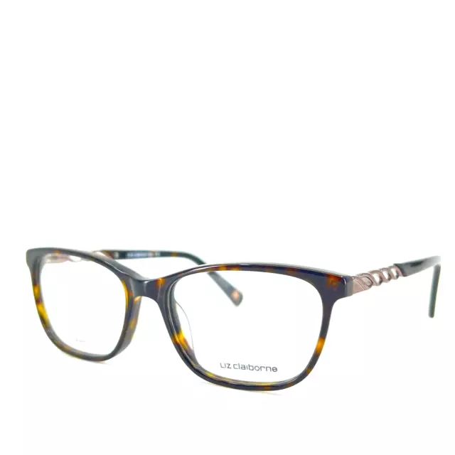 Liz Claiborne Eyeglasses L648 086 Tortoise Rectangular Frames 51[]16 135 mm