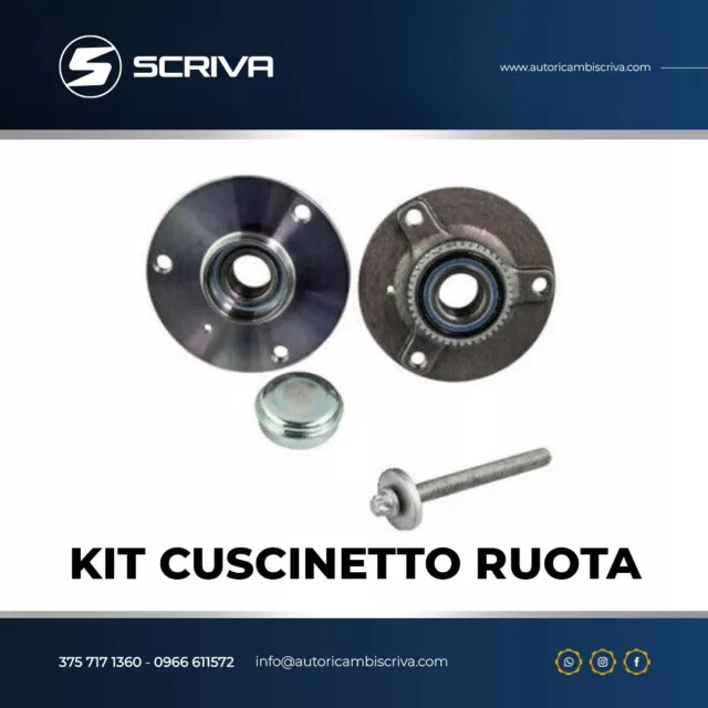 Kit Cuscinetto Mozzo Ruota Anteriore Per Smart Fortwo Cabrio City-Coupe 450