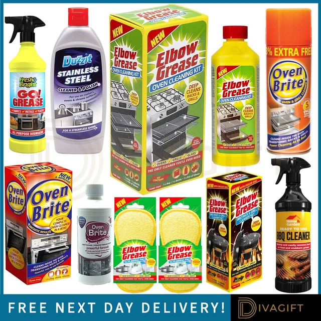 OVEN CLEANER SPRAY Grill Cooker Hob Bbq Cleaning Degreaser Aerosol