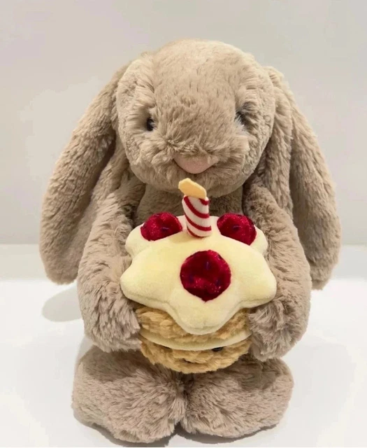 JELLYCAT BASHFUL BEIGE Bunny Birthday Soft Stuffed Toys Free Dust Bag JELLYCAT BASHFUL BEIGE Bunny Birthday Soft Stuffed Toys Free Dust Bag