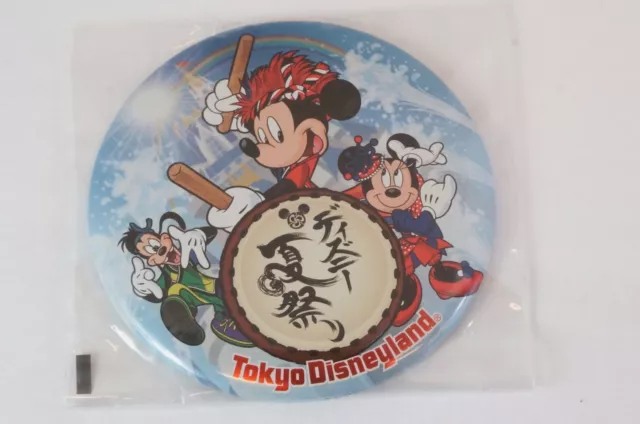 Tokyo Disney Resort Button TDL Summer Festival NATSU-MATSURI Mickey Minnie Max