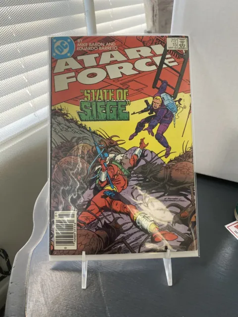 Atari Force #15 State of Siege Mike Baron 1985 Comic DC Comics F-/F