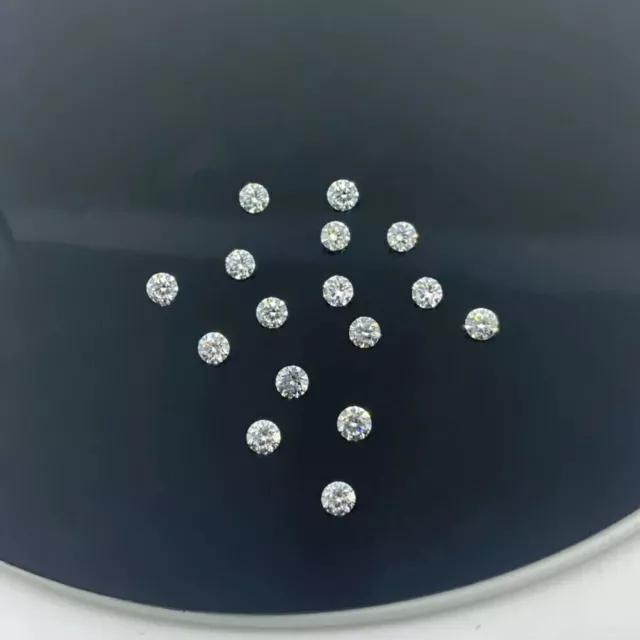 Cvd Diamant 0.50 Karat 33 Stück Rund Schliff Efg Farbe für Schmuck 1.6 MM X -2