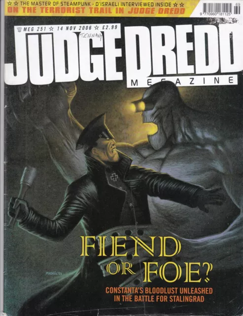 uk comic - 2000ad  - Judge Dredd megazine 251