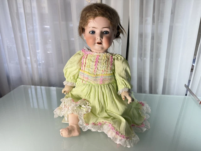 Poupée Ancienne Heubach Ernst 320 – Allemagne – Porcelaine 28 Cm – Années 1920