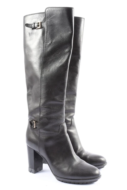 SERGIO ROSSI Bottes à talon haut Dames T 36,5 noir style décontracté