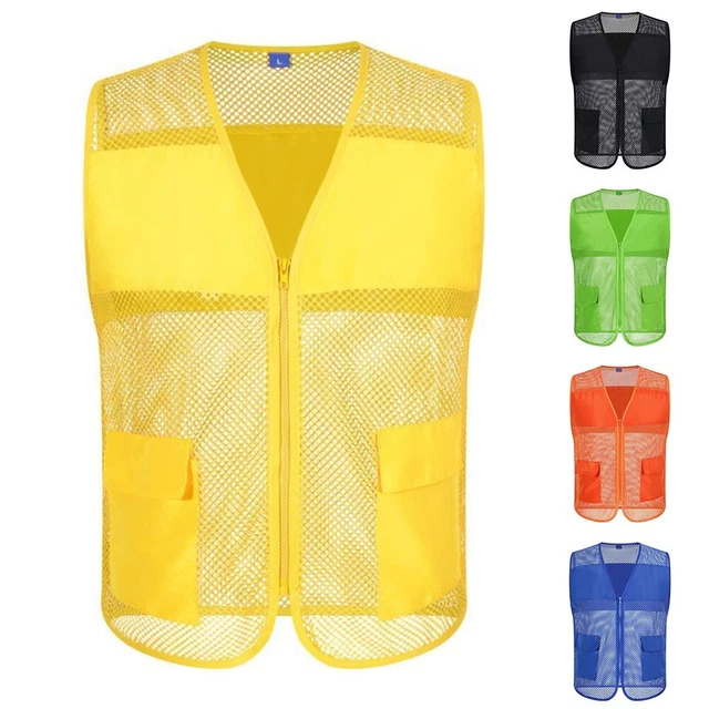 Gilet rete senza maniche outdoor uniforme tattica abbigliamento da lavoro traspirante