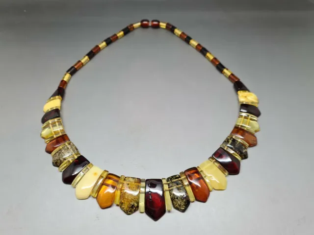 Schöne echte baltische Bernstein Cloepatra Halskette für Frauen mehrfarbig
