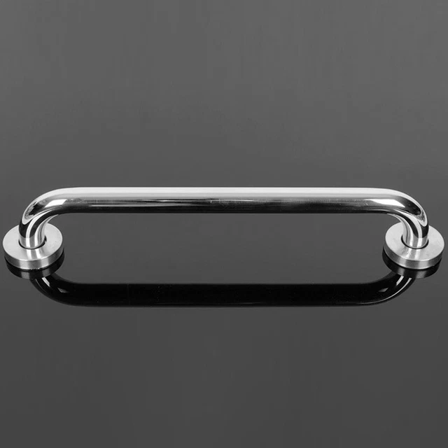 Duschgriff Griff Griffhilfe Sicherheitstuchschiene Edelstahl silber Halterung Teil
