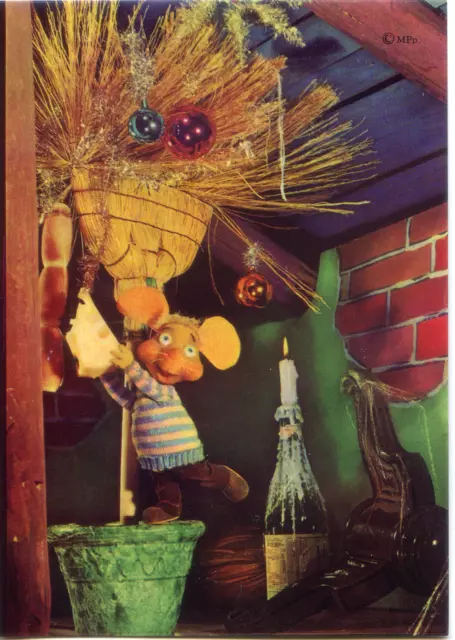 Cartolina Topo Gigio con Albero di Natale ©MPp (14/61) Edizioni Del Colombo