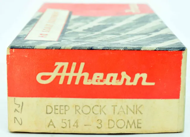 Athearn HO Scale Classic Metal Kit Deep Rock 3 Dome Tank Car #2168